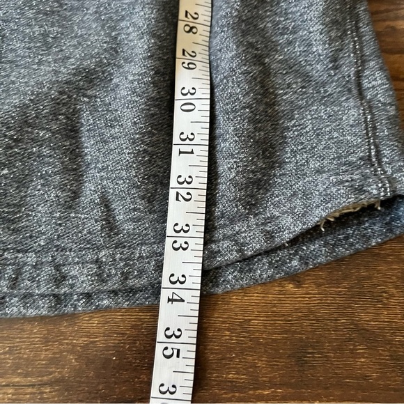 Roots Women’s Grey 100% Cotton Size XL Scoop Neck Sweater Dress 3/4 Sleeves - Picture 3 of 8